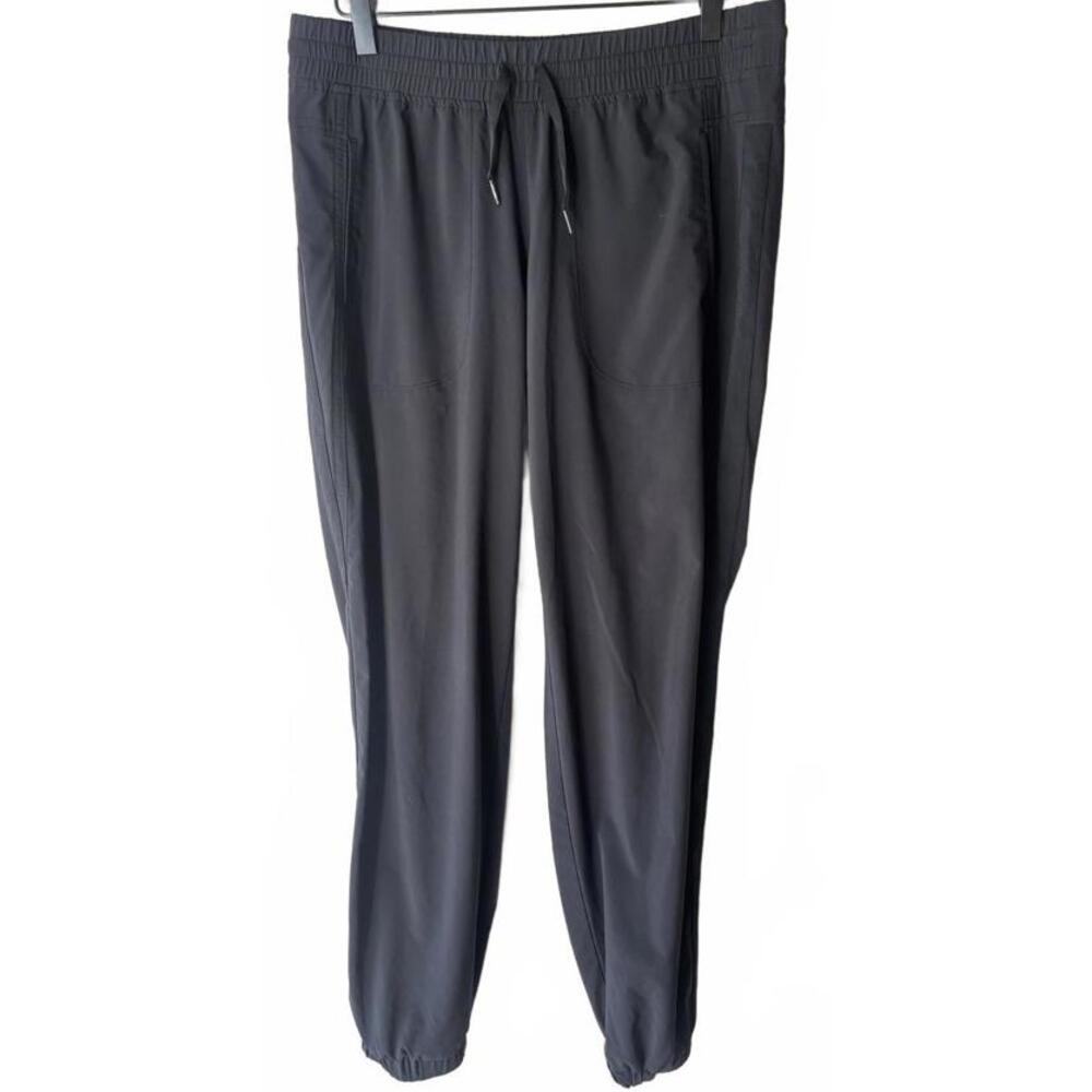 Athleta Black Joggers with Elastic Waist and Cuffs